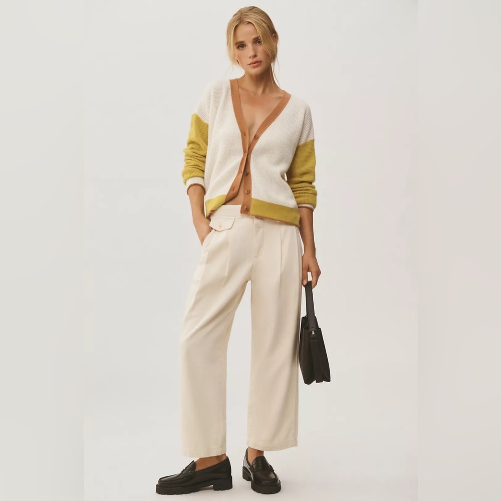 Anthropologie x Pilcro Mid-Rise Wide-Leg Trouser Jeans - size 34 NWT